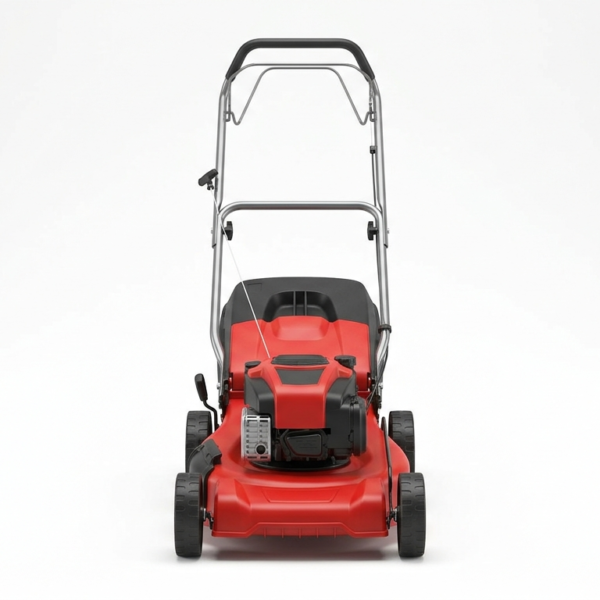 Poorat Petrol Lawnmower with Adjustable Handle for Clean and Even Grass Cutting