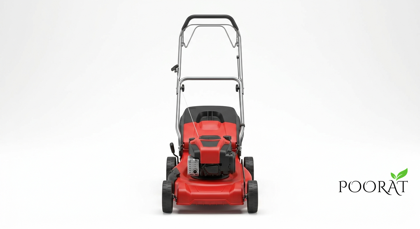 1_logo Poorat Petrol Lawnmower with Adjustable Handle for Clean and Even Grass Cutting - Image 1