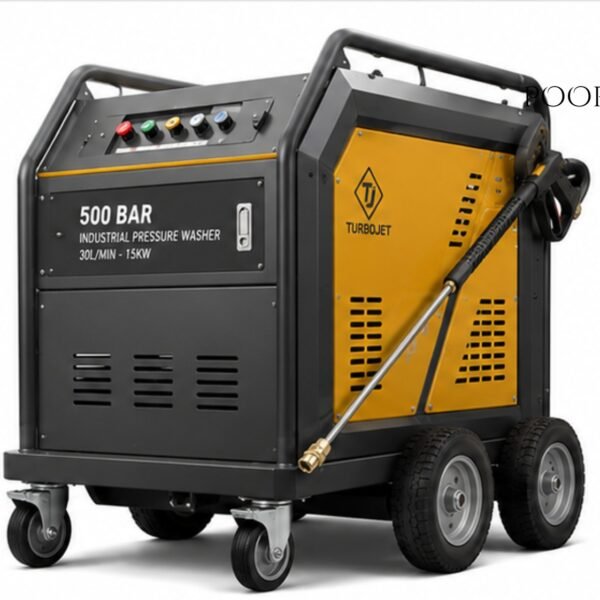 Poorat Heavy-Duty 500 BAR Industrial High Pressure Washer with High-Performance Pump & Professional Cleaning System