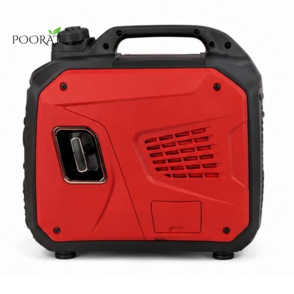 Poorat Portable Red Inverter Generator for Home Backup, Camping, Outdoor Use & Reliable Everyday Power Supply
