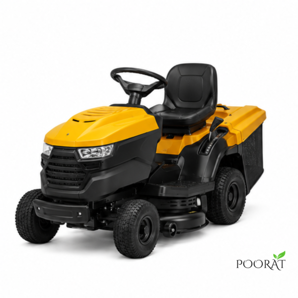 Poorat Heavy-Duty Ride-On Garden Lawn Tractor Mower for Large Lawns, Parks & Commercial Grass Cutting