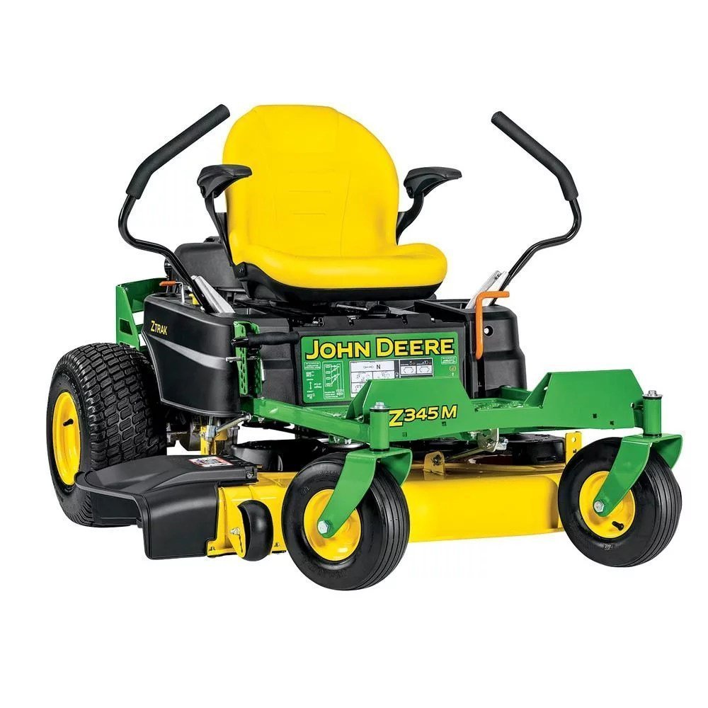 cxz.jpg John Deere Z345M Zero Turn Gas Dual Hydrostatic Riding Mower - Image 1