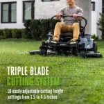 52″ Z6 Zero Turn Riding Mower (Six 10.0Ah Batteries) - Image 2