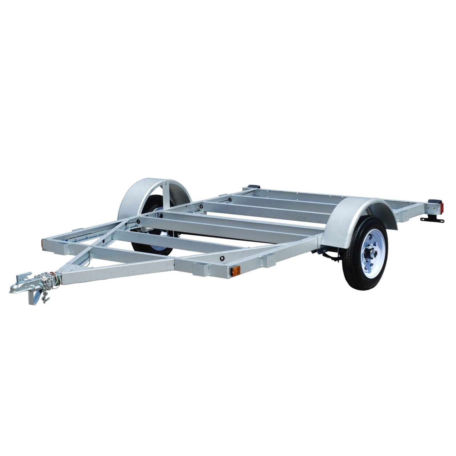 66114703.jpg Stirling 5-ft x 8-ft Steel Utility Trailer ( 1250-lb Capacity ) 5266161 - Image 1