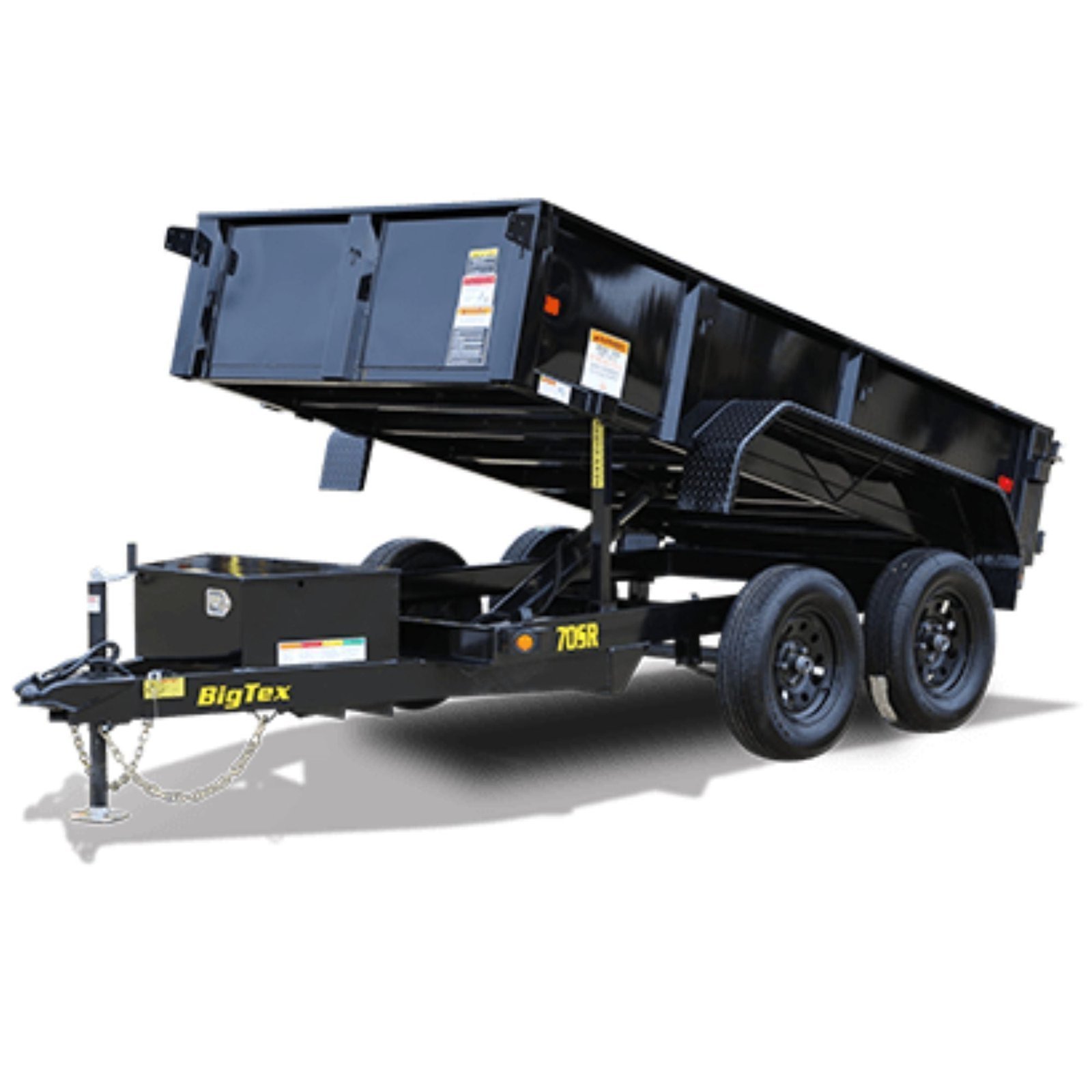 70SR_1-1.jpg Big Tex Tandem Axle Single Ram Dump Trailer | 70SR-10-5WDD - Image 1
