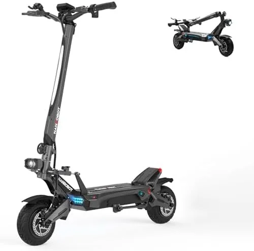 a1-194.webp NANROBOT Electric Scooter Adults 50mph Dual Motor Electric Scooter with Suspension 80Miles Range Fast Sports Escooters Folding 10″ Off Road Tires 330LBS Max Loads Complies with UL2272 Certification - Image 1