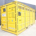 20FT new yellow container with open doors - Image 2