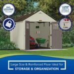 Suncast Tremont 8×10 BMS8100 Outdoor Resin Storage Shed - Image 4