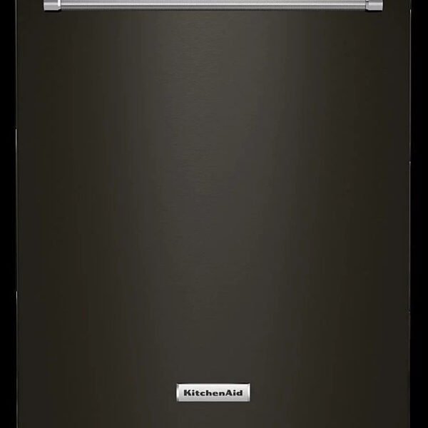 KitchenAid – Top Control Built-In Dishwasher with Stainless Steel Tub, FreeFlex Third Rack, 44dBA – Black stainless steel