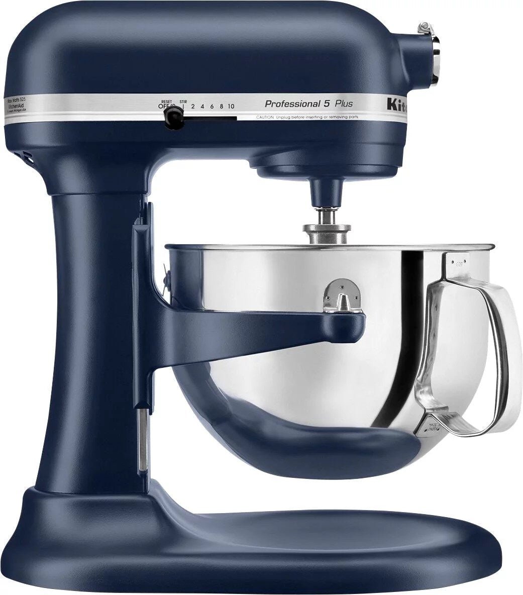 6424707_sd-1.jpg KitchenAid – Pro 5™ Plus 5 Quart Bowl-Lift Stand Mixer – Ink Blue - Image 1