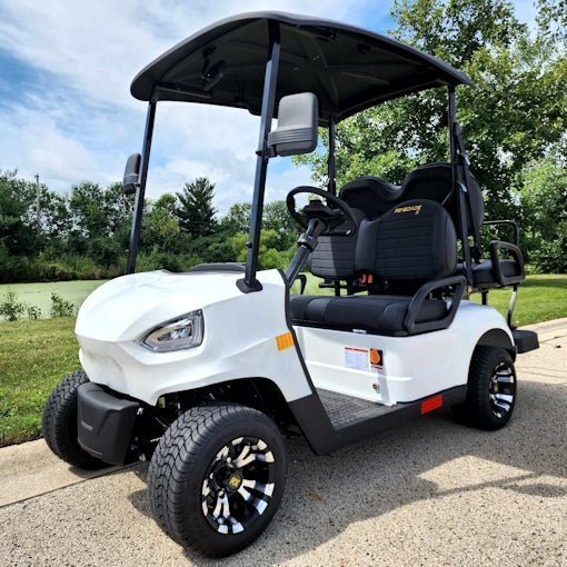 RenegadeXWhite-1_a860628a-bfb3-4b7c-8985-0744297affd8-1.jpg 48V Electric Golf Cart 4 Seater White Renegade X Edition Utility Golf UTV - Image 1