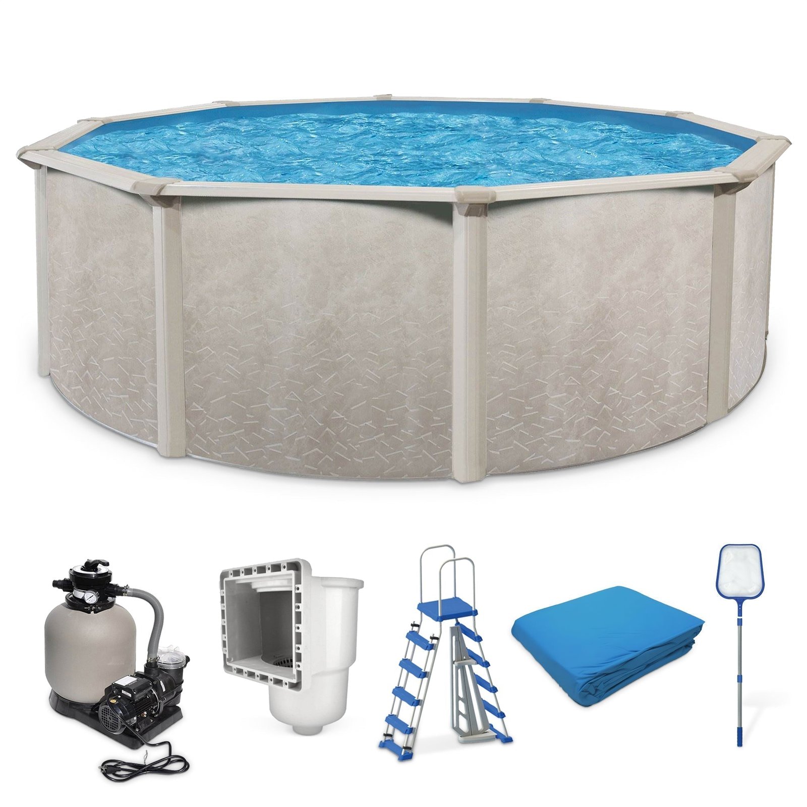 aquarian-phoenix-21-x-52-steel-frame-above-ground-swimming-pool-kit-with-pump-8336650.jpg Aquarian Phoenix 21′ x 52″ Steel Frame Above Ground Swimming Pool Kit with Pump - Image 1
