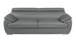 Carter Leather Seating Set – Gray - Image 5