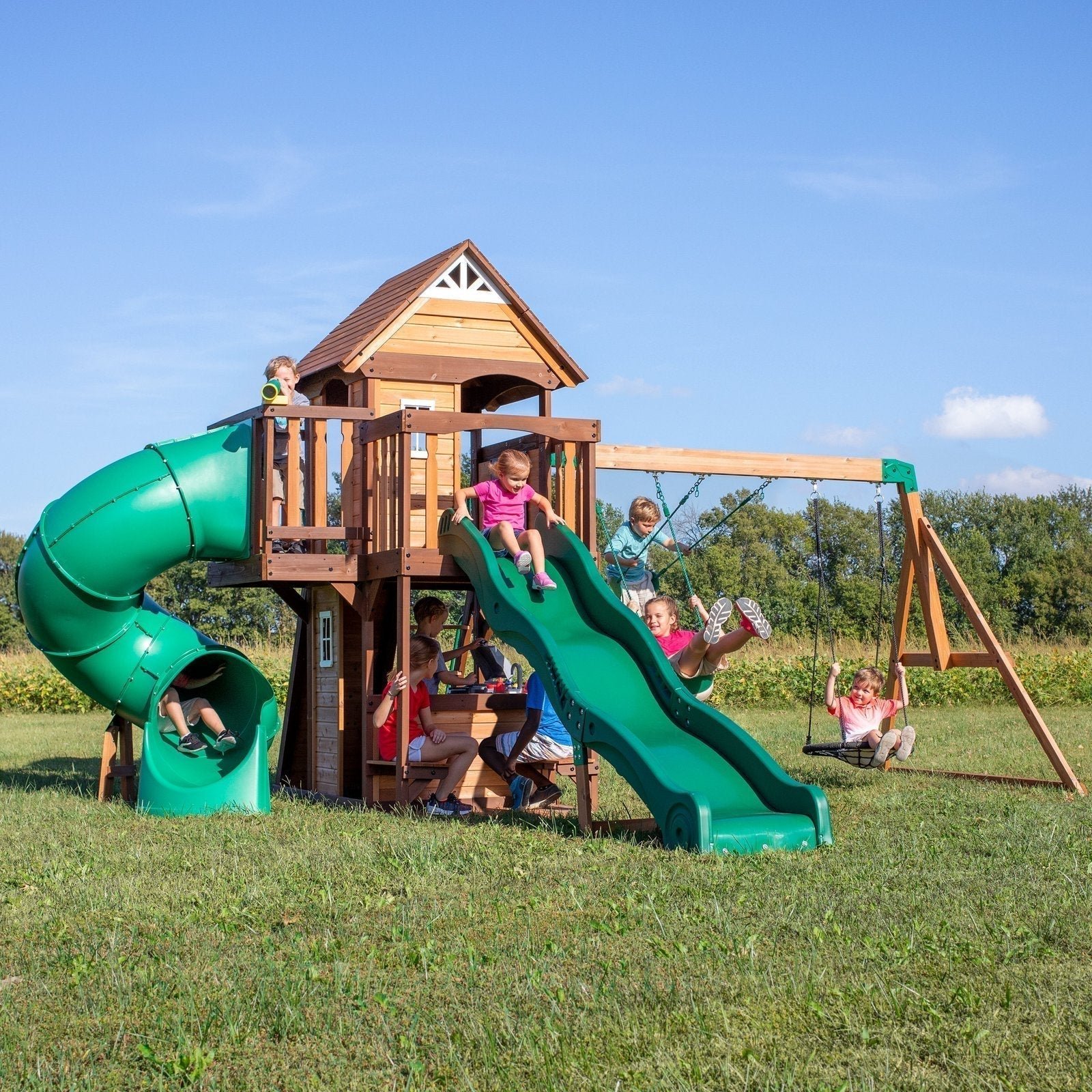 cedar-cove-swing-set-8533658.jpg Cedar Cove Swing Set - Image 1