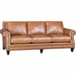 Chex Leather Sofa - Image 2