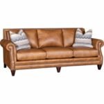 Chex Leather Sofa - Image 3