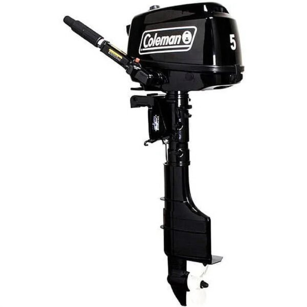 Coleman Powersports 5 HP 4 Stroke Outboards Boat Motors with Easy Pull Start F5BMS