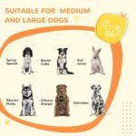 Dog Crate Side End Table Indoor with Soft Cushion, Double Doors, for Medium Large Dogs - Image 4