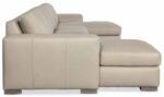 Donovan Leather Sofa With Chaise - Image 3