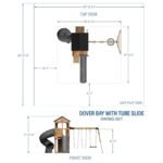 Dover Bay Swing Set with Tube Slide - Image 2