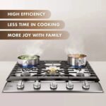 Fotile 30″ Tri-Ring Gas Cooktops GLS30501 - Image 4