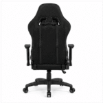 Gaming Chair with Adjustable Lumbar Support Breathable Fabric & Spring Cushioning - Image 4