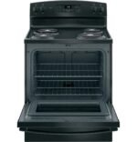 GE 30 Inch Freestanding Electric Range with Self-Clean Oven, Black (JB256DMBB) - Image 5