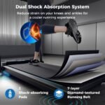 Goplus 3 in 1 Folding Treadmill, 2.5HP 340 LBS Capacity Walking Pad with Handle Bar - Image 2