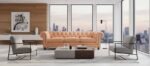 Goulding Leather Sofa - Image 4