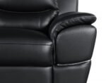 Hamilton Leather Sofa – Black - Image 4