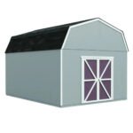 Handy Home Products Hudson 12 ft. x 16 ft. Wood Storage Shed Kit with Floor