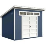 Handy Home Products Olympia 10 ft. W x 7.5 ft. D Manufactured Wood Storage Shed