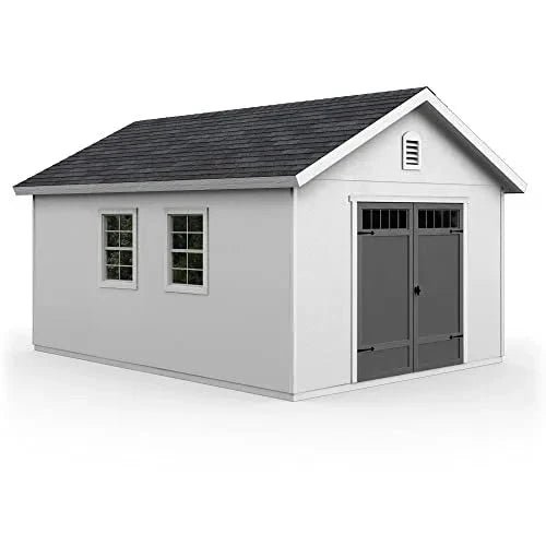 handy-home-products-scarsdale-1216-diy-wooden-storage-shed-with-floor-kit-1549847.jpg Handy Home Products Scarsdale 12×16 DIY Wooden Storage Shed with Floor Kit - Image 1