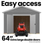 Handy Home Rookwood 10 x 14 ft. Wood Storage Shed Kit - Image 5