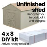 Handy Home Rookwood 10 x 14 ft. Wood Storage Shed Kit - Image 4