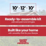 Handy Home Windemere 10×12 Storage Shed - Image 4