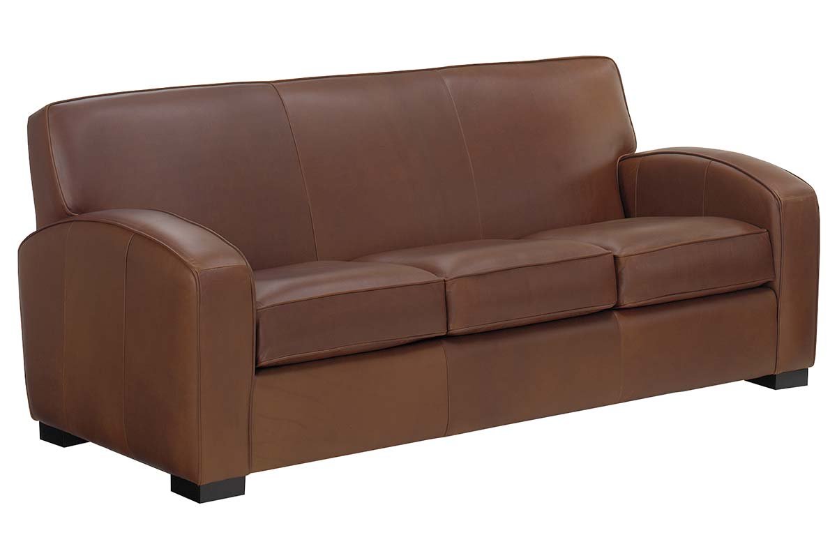 hayden-81-inch-contemporary-leather-sofa-6330856-1.jpg Hayden 81 Inch Contemporary Leather Sofa - Image 1