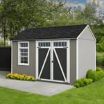 Heartland Coronado 12 x 8 ft Saltbox Wood Outdoor Storage Shed with Windows and Doors - Image 2