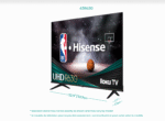 Hisense  43 Inch 43R63 4K Roku SMART TV - Image 2
