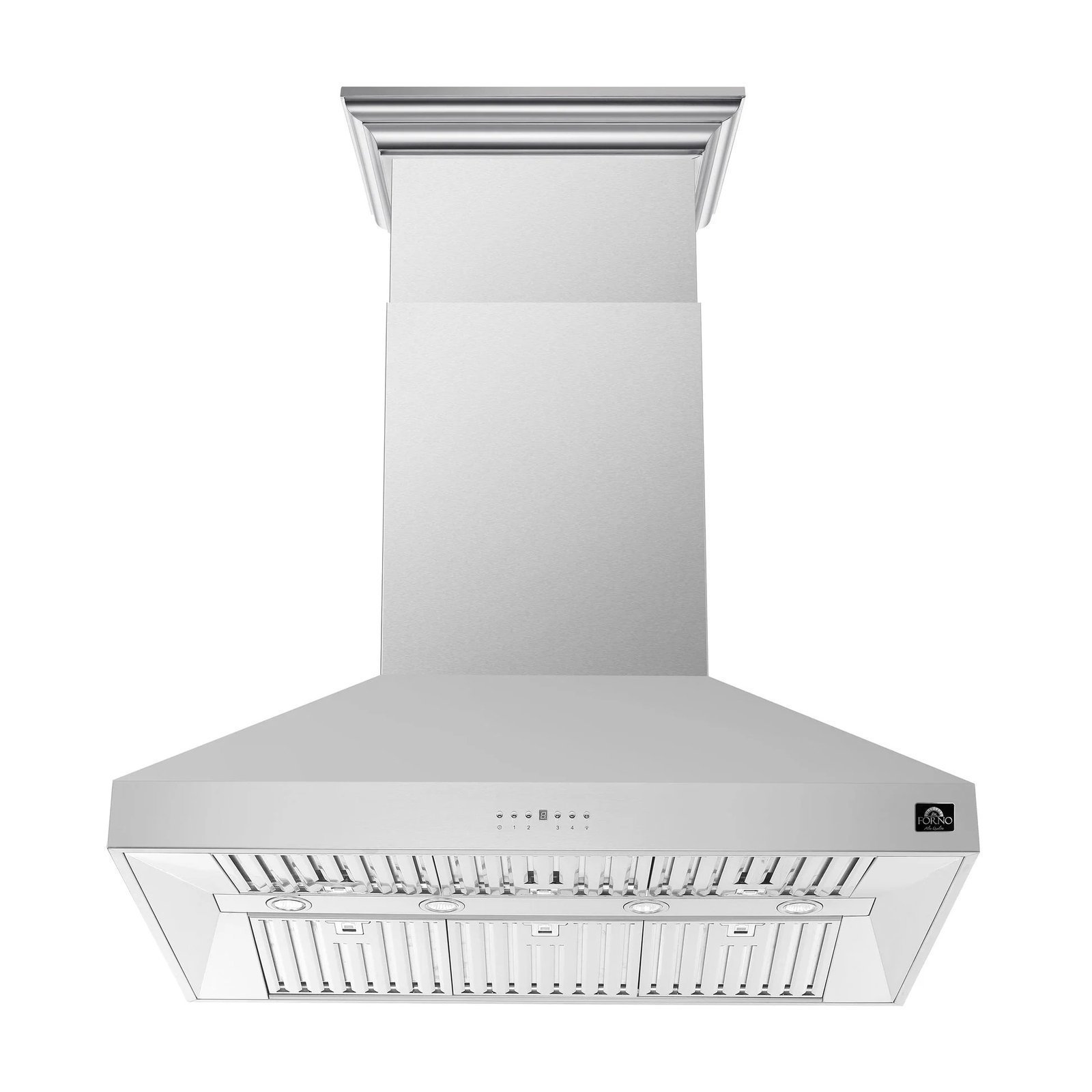 imageye___-_imgi_224_FRHWM5094-48-forno-orvieto-wall-mounted-range-hood-front.jpg FORNO Orvieto 48″ 1,200 CFM Wall Mount Range Hood in Stainless Steel, FRHWM5094-48 - Image 1