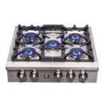FORNO Spezia 30″ Gas Rangetop with 5 Sealed Burners in Stainless Steel, FCTGS5751-30 - Image 5