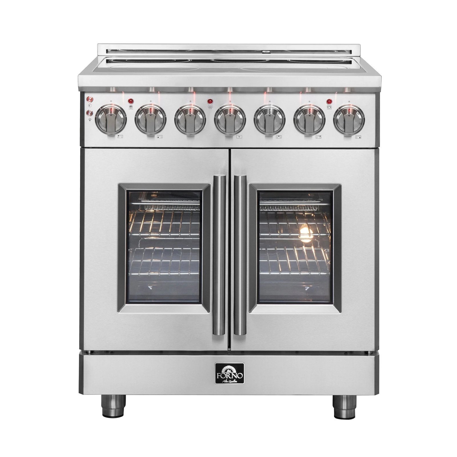 Forno Massimo 30 in. 4.32 cu. ft. Freestanding Electric Range with French Door and 5 Radiant Elements (Model FFSEL6955-30) - Image 1