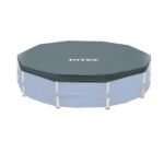 Intex 12 Foot x 30 In. Above Ground Pool & Intex 12 Foot Round Pool Cover - Image 3