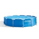 Intex 12 Foot x 30 In. Above Ground Pool & Intex 12 Foot Round Pool Cover - Image 2