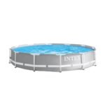 Intex 12ft x 30in Prism Frame Above Ground Round Swimming Pool & Robot Vacuum - Image 2