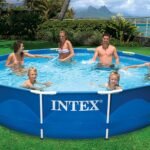 Intex 12’x30″ Swimming Pool w/ Pump, Maintenance Kit (2 Pack) & 12′ Pool Cover - Image 4
