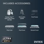 INTEX 18′ x 9′ x 53″ Ultra XTR Frame Pool, Cover, Cooler, and Float (2 Pack) - Image 5