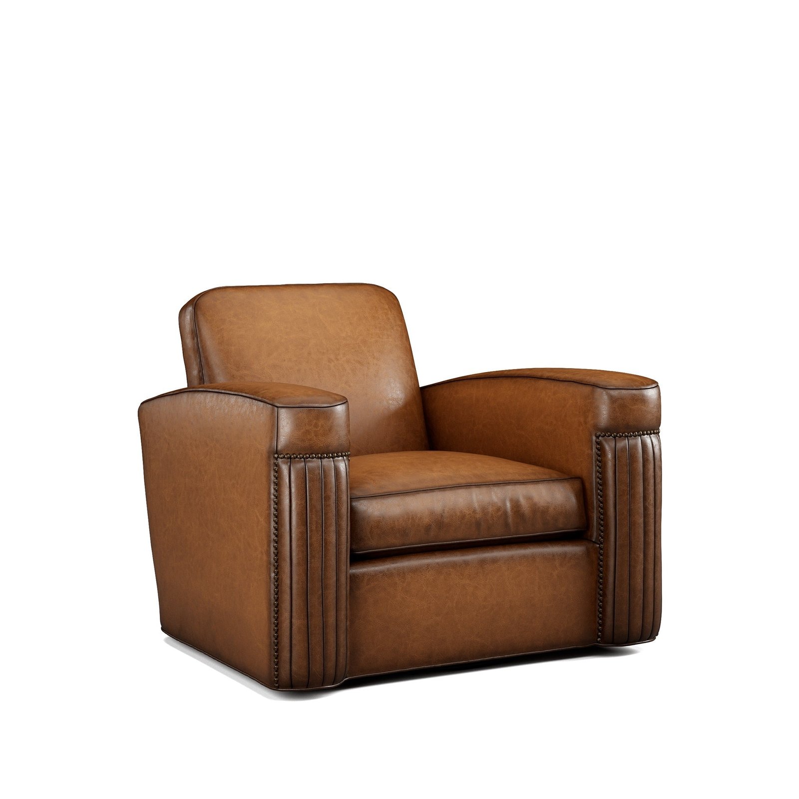 jacques-leather-swivel-chair-4038076.jpg Jacques Leather Swivel Chair - Image 1