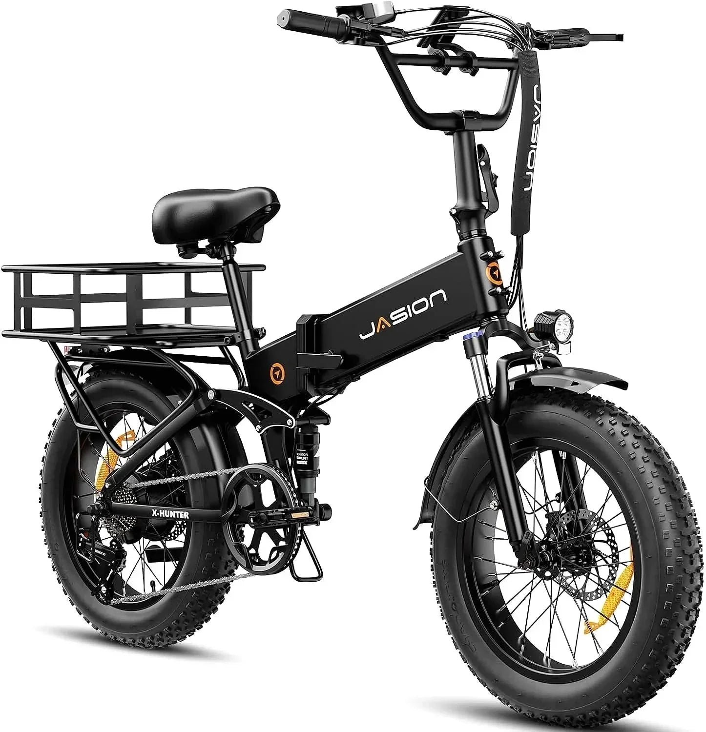 jasion-x-hunter-folding-fat-tire-electric-bike-with-full-suspension-1331136.jpg Jasion X-Hunter Folding Fat Tire Electric Bike with Full Suspension - Image 1