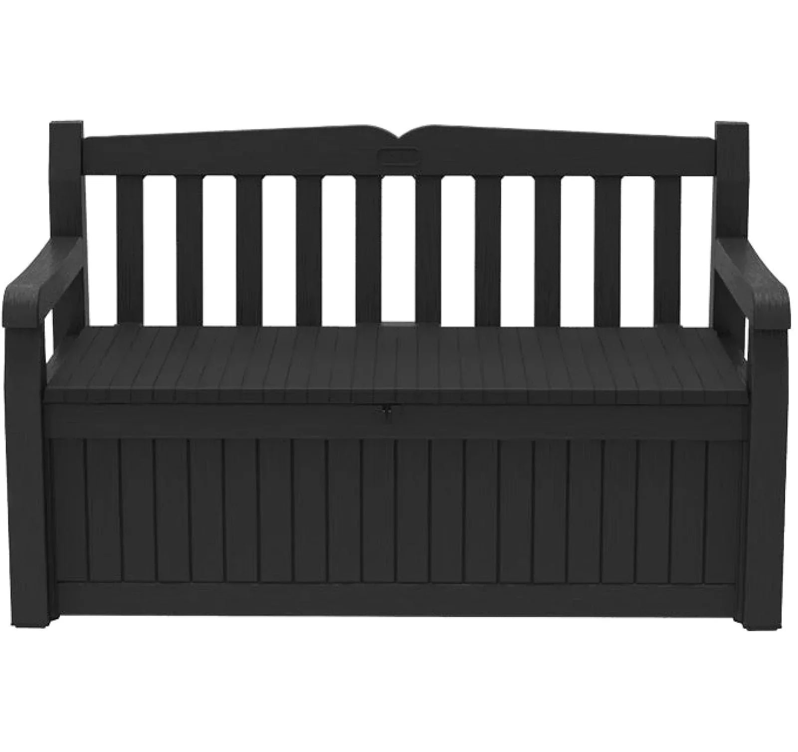keter-eden-265l-storage-bench-dark-grey-1890966.jpg Keter Eden 265L Storage Bench- Dark Grey - Image 1